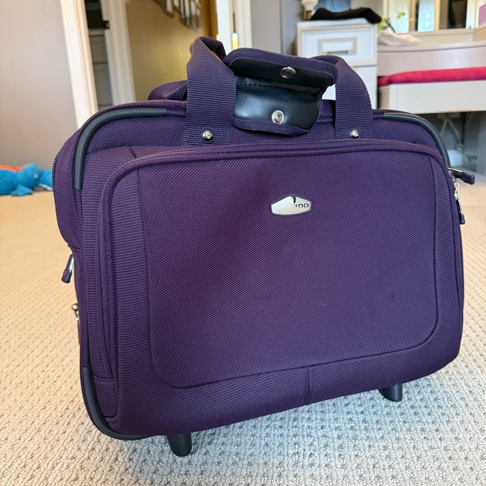 Ricardo Dark Purple Overnight Travel Bag